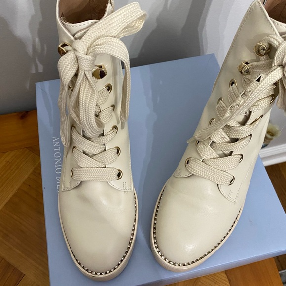 Antonio Melani Boots, off white, size 9 1/2 ladies - Picture 9 of 9